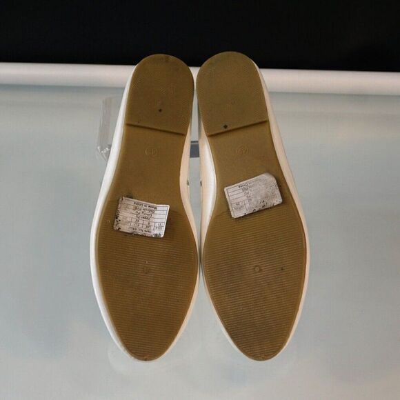HEAWISH Womens Daisy Flower Ballet Flats Slip On Shoes Sz 11 White - Picture 10 of 12